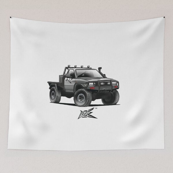 Item preview, toyota hilux ln106 ute gray  designed and sold by NaquashM.