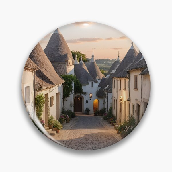 Item preview, Alberobello, Italy: Golden Sunset on the Trulli designed and sold by LSVart.
