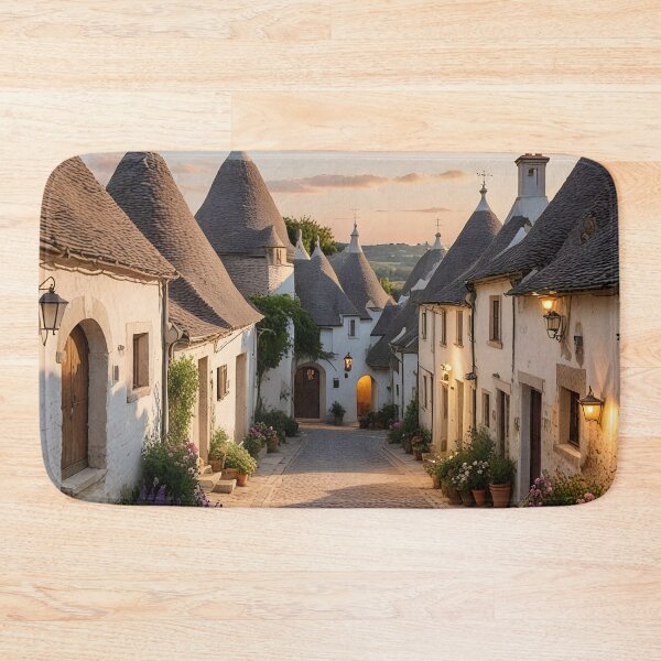 Item preview, Alberobello, Italy: Golden Sunset on the Trulli designed and sold by LSVart.