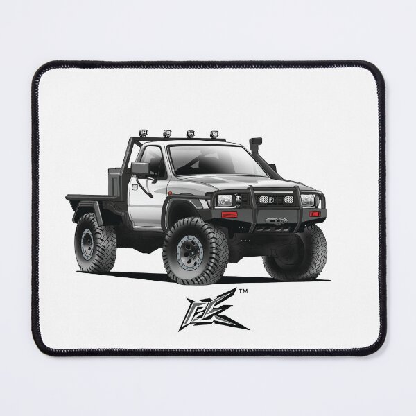 Item preview, toyota hilux ln106 ute white  designed and sold by NaquashM.