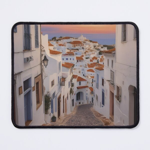 Item preview, Albufeira Old Town: Sunset Radiance in Portugal designed and sold by LSVart.