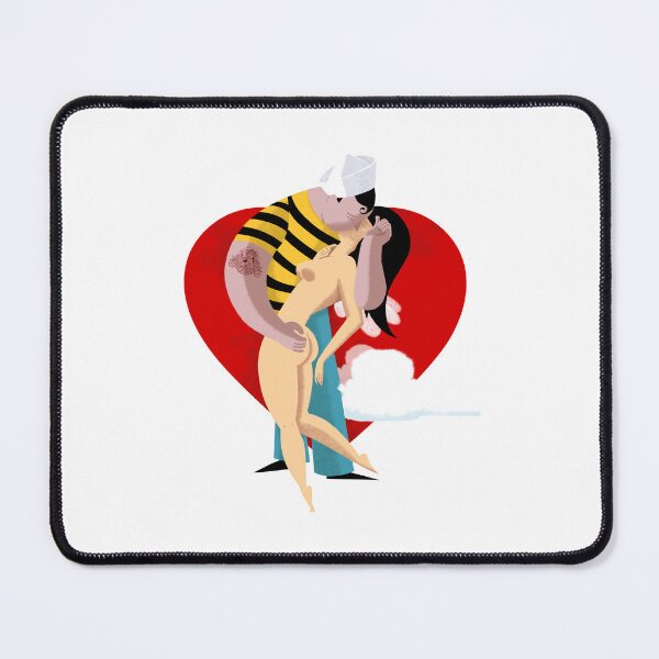 Item preview, Kiss Couple in Love. Modern Romantic Illustration designed and sold by ParissiFriends.