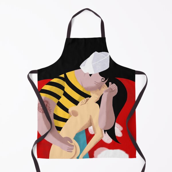 Item preview, Kiss Couple in Love. Modern Romantic Illustration designed and sold by ParissiFriends.
