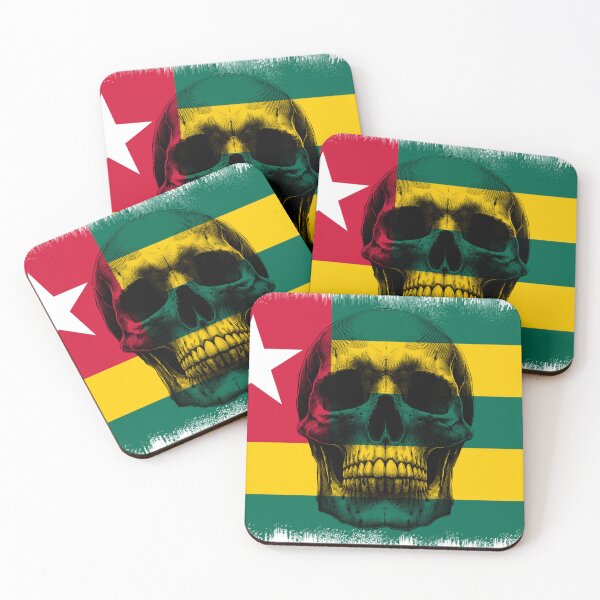 Item preview, TOGO SKULL FLAG NATION RAREART COUNTRY HALLOWEEN #ogirdor designed and sold by ogirdorgraphics.