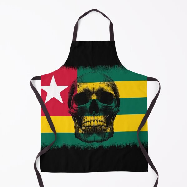 Item preview, TOGO SKULL FLAG NATION RAREART COUNTRY HALLOWEEN #ogirdor designed and sold by ogirdorgraphics.