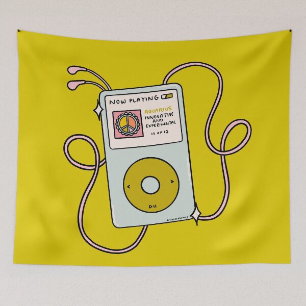 Item preview, Aquarius MP3 designed and sold by doodlebymeg.