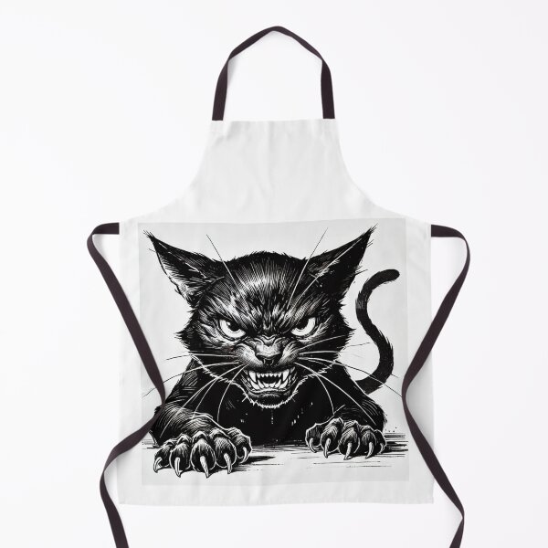 Item preview, Angry Black Cat Sketch designed and sold by Hegen79.