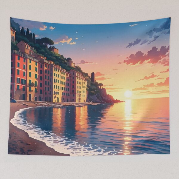 Item preview, Baia del Silenzio: Sunset Reflections in Italy designed and sold by LSVart.