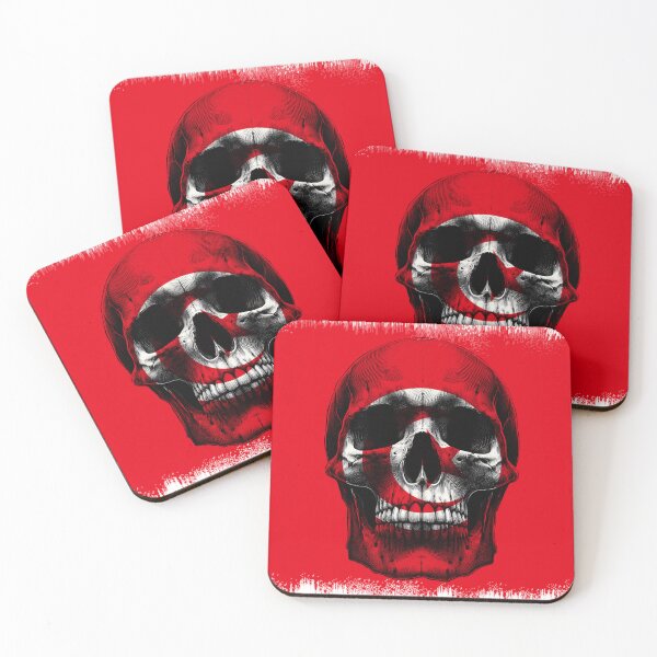 Item preview,  TUNISIA SKULL FLAG NATION RAREART COUNTRY HALLOWEEN #ogirdor designed and sold by ogirdorgraphics.