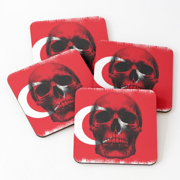 Item preview, TURKEY SKULL FLAG NATION RAREART COUNTRY HALLOWEEN #ogirdor designed and sold by ogirdorgraphics.