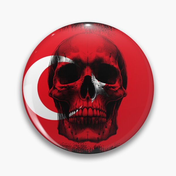 Item preview, TURKEY SKULL FLAG NATION RAREART COUNTRY HALLOWEEN #ogirdor designed and sold by ogirdorgraphics.