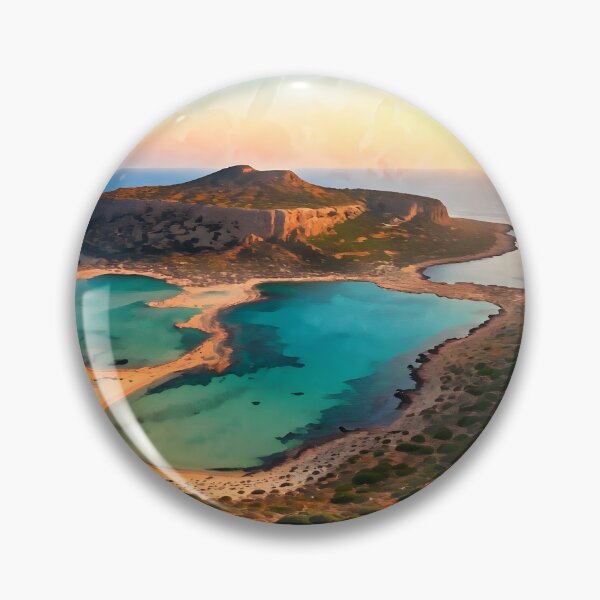 Item preview, Balos Lagoon: Turquoise Sunset Splendor in Crete designed and sold by LSVart.
