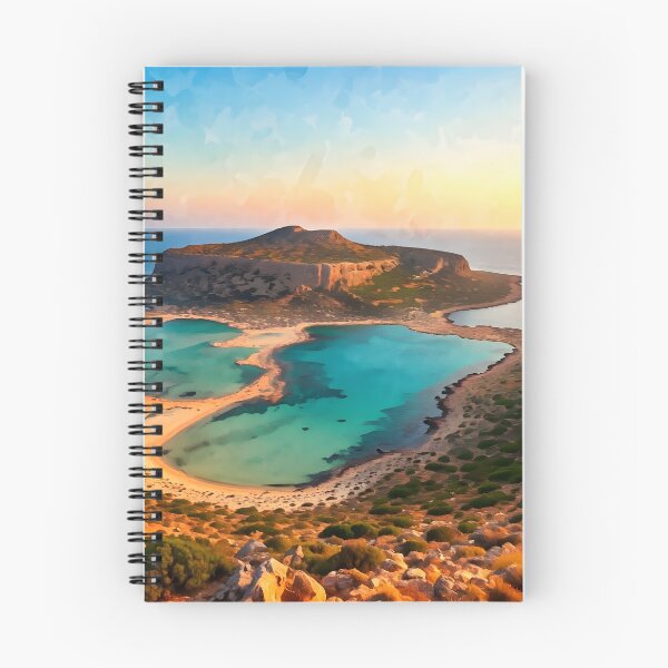 Item preview, Balos Lagoon: Turquoise Sunset Splendor in Crete designed and sold by LSVart.