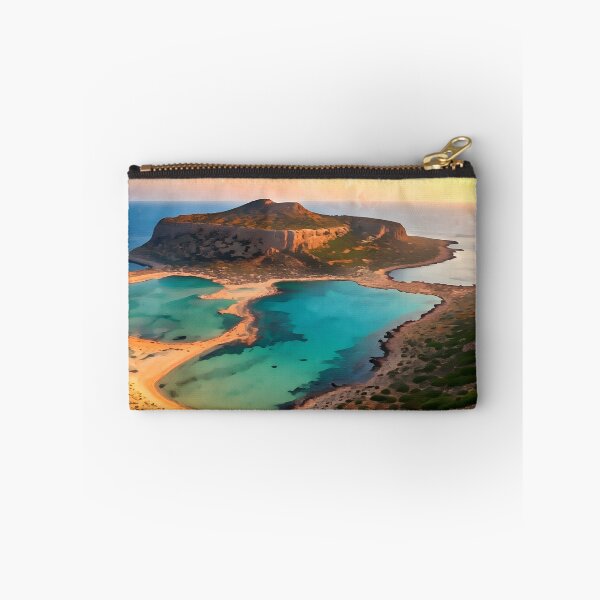 Item preview, Balos Lagoon: Turquoise Sunset Splendor in Crete designed and sold by LSVart.