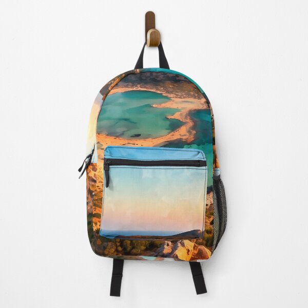 Item preview, Balos Lagoon: Turquoise Sunset Splendor in Crete designed and sold by LSVart.