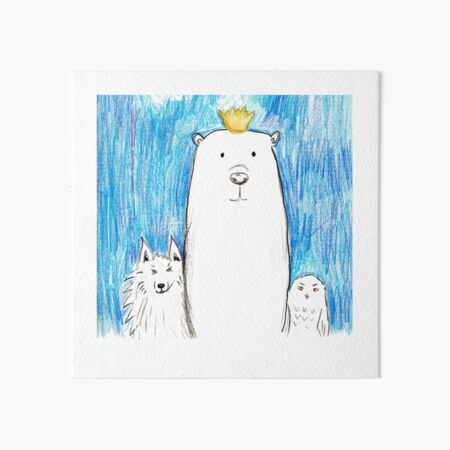 arctic animal Art Board Print