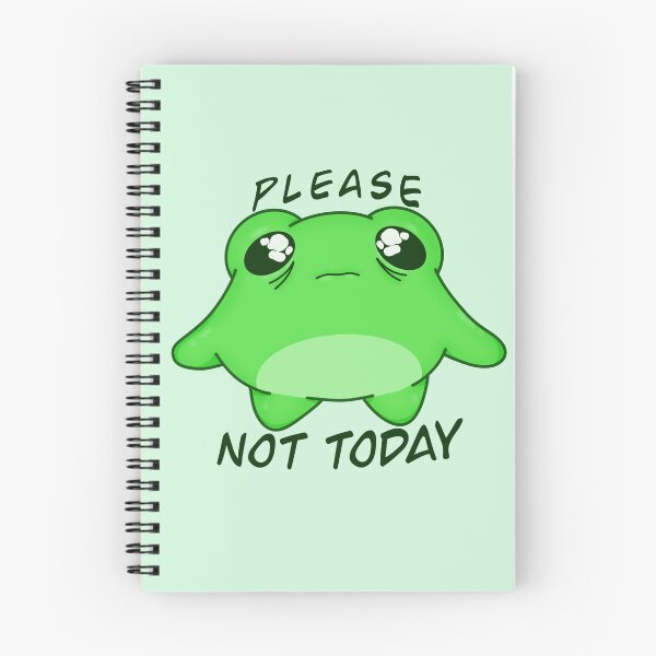 Item preview, Please Not Today Frog designed and sold by StarsFrogEscape.