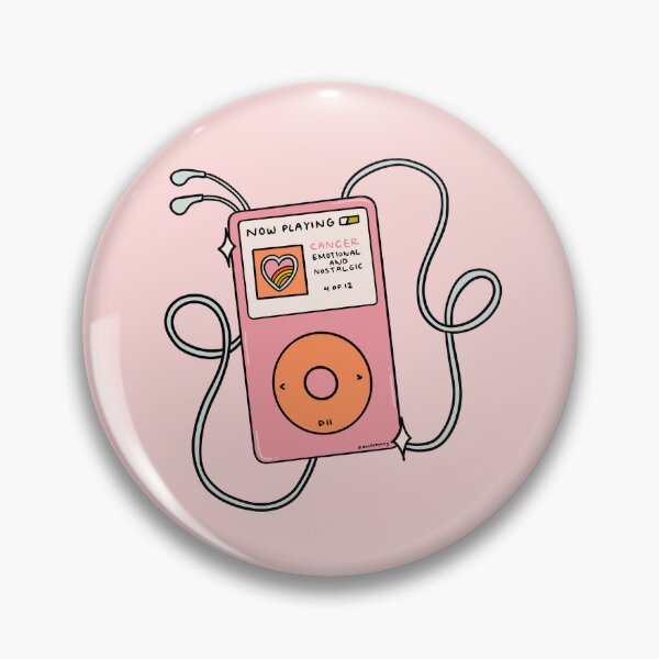 Artikelvorschau, Sternzeichen Krebs MP3 entworfen und verkauft von doodlebymeg.