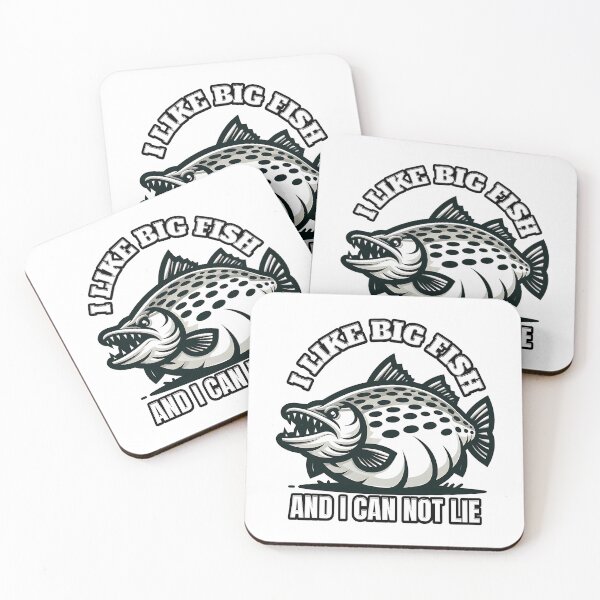 Item preview, I Like Big Fish - Funny Fishing Design designed and sold by WayoftheWater.