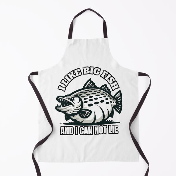Item preview, I Like Big Fish - Funny Fishing Design designed and sold by WayoftheWater.