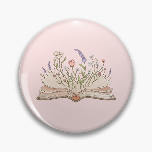 Item preview, Magical Vintage Book with Blooming Flowers designed and sold by designedbyNil.