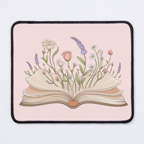 Item preview, Magical Vintage Book with Blooming Flowers designed and sold by designedbyNil.