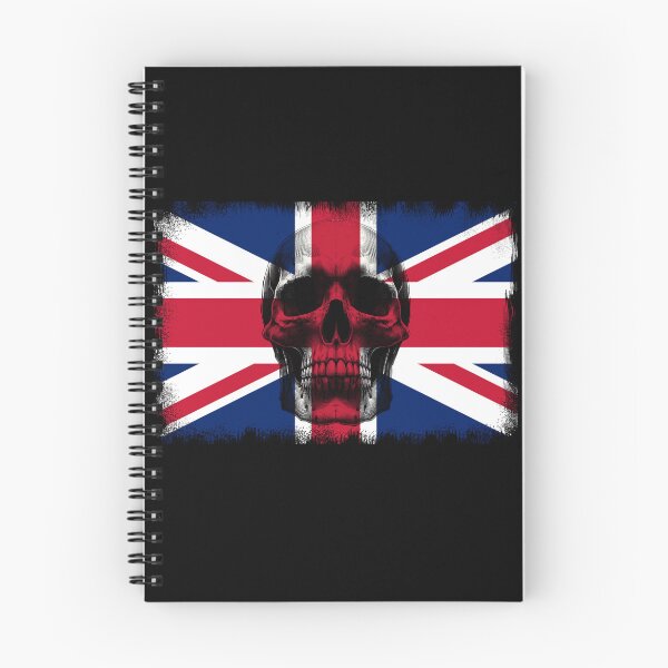 Item preview, UNITED KINGDOM SKULL FLAG NATION RAREART COUNTRY HALLOWEEN #ogirdor designed and sold by ogirdorgraphics.