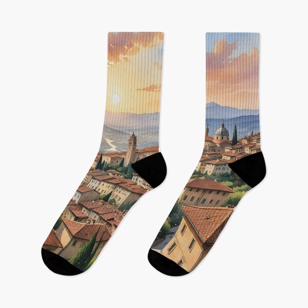 Item preview, Bergamo, Italy: Città Alta Sunset Splendor designed and sold by LSVart.