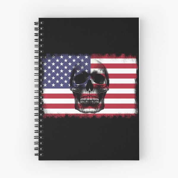 Item preview, UNITED STATES SKULL FLAG NATION RAREART COUNTRY HALLOWEEN #ogirdor designed and sold by ogirdorgraphics.