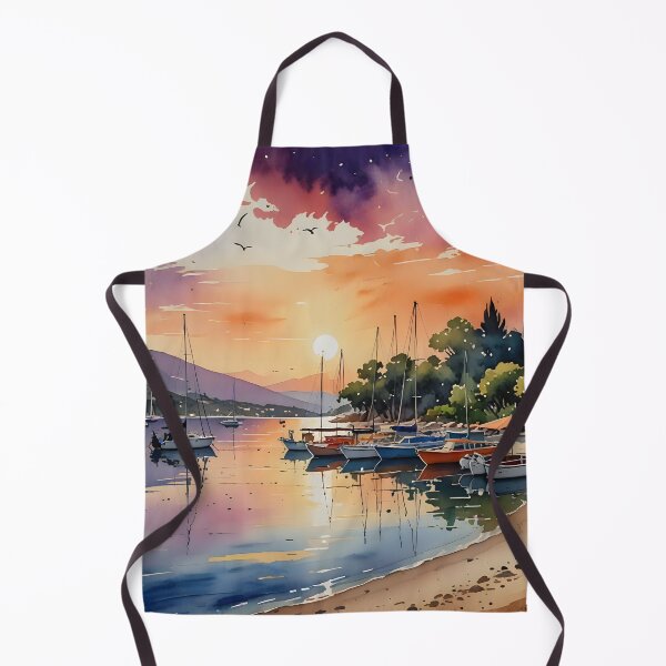 Item preview, Bitez Beach, Bodrum: Sunset Tranquility designed and sold by LSVart.
