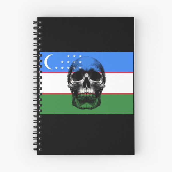 Item preview, UZBEKISTAN SKULL FLAG NATION RAREART COUNTRY HALLOWEEN #ogirdor designed and sold by ogirdorgraphics.