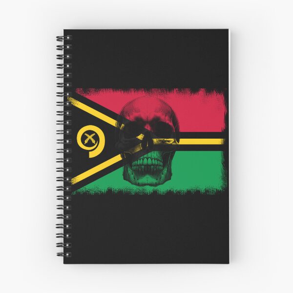 Item preview, VANUATU SKULL FLAG NATION RAREART COUNTRY HALLOWEEN #ogirdor designed and sold by ogirdorgraphics.