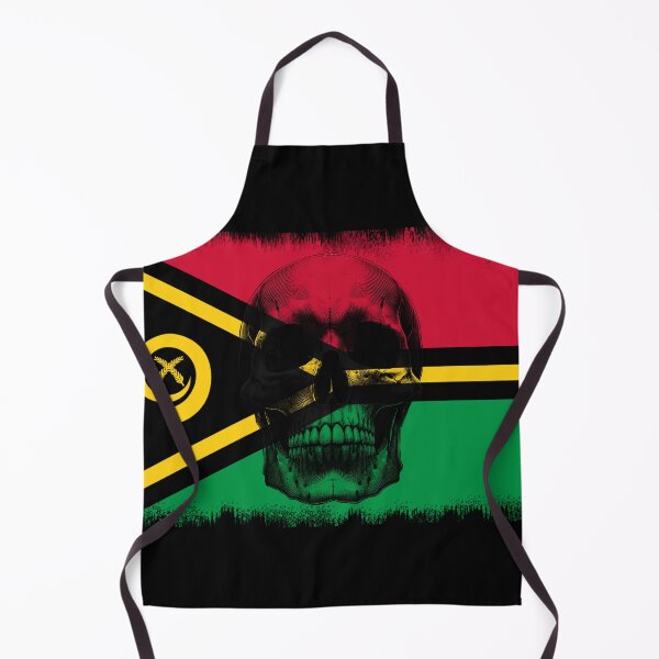 Item preview, VANUATU SKULL FLAG NATION RAREART COUNTRY HALLOWEEN #ogirdor designed and sold by ogirdorgraphics.