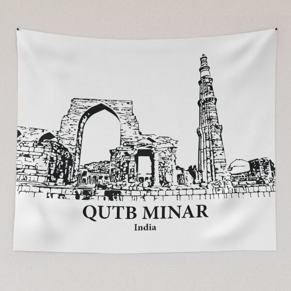 Item preview, Qutb Minar - India designed and sold by Lakeric Cityscapes.