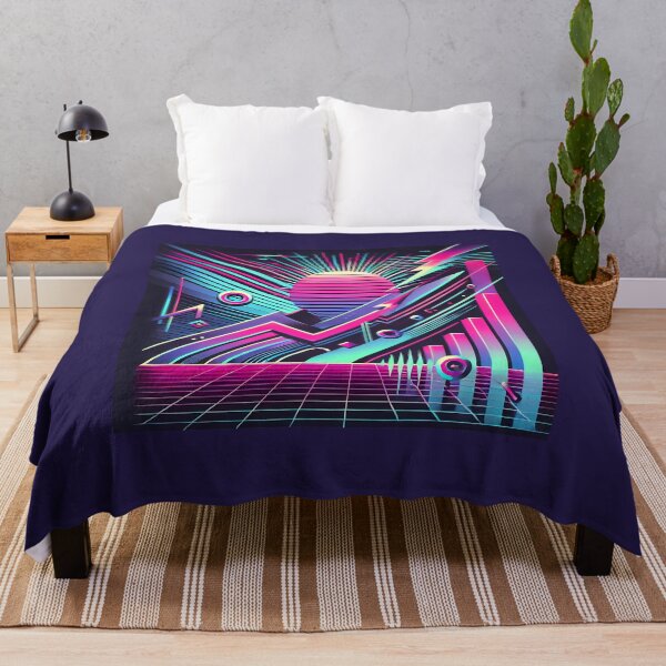 Artikelvorschau, Retro 80er Neon Vibes – Futuristische Energie entworfen und verkauft von Marcinkowski-studio .