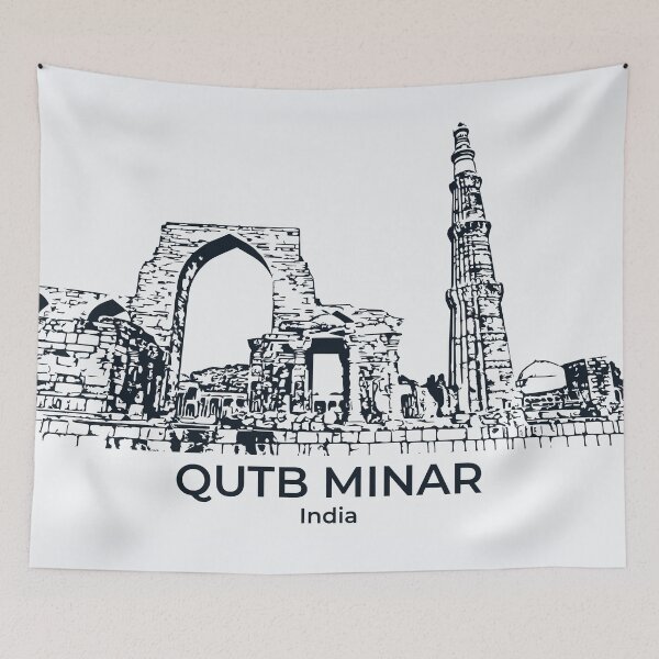 Item preview, Qutb Minar - India designed and sold by Lakeric Cityscapes.