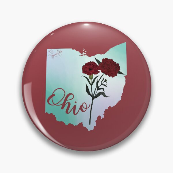 Artikelvorschau, Staatsblume von Ohio: Rote Nelke entworfen und verkauft von Marguerite Artistry.