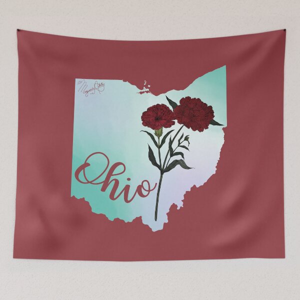 Item preview, Ohio State Flower: Red Carnation designed and sold by Marguerite Artistry.