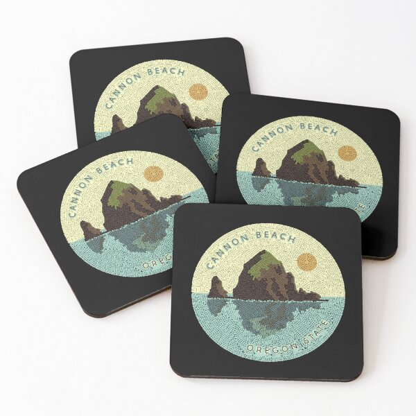 Item preview, Vibrant Cannon Beach Mosaic - Haystack Rock Oregon designed and sold by H Jonas.