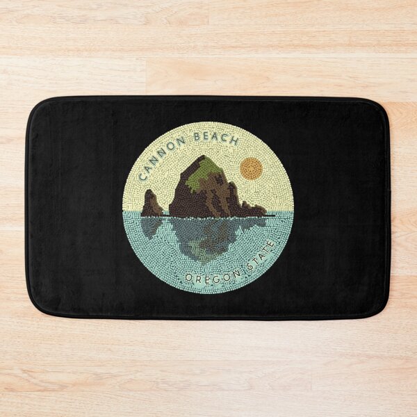 Item preview, Vibrant Cannon Beach Mosaic - Haystack Rock Oregon designed and sold by H Jonas.
