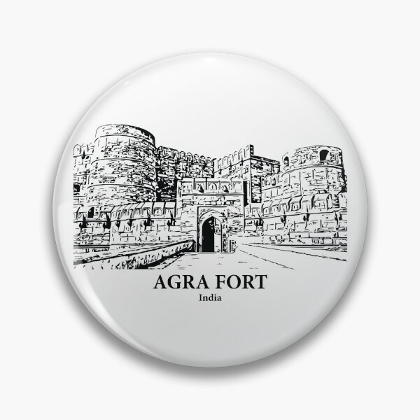 Artikelvorschau, Agra Fort - Indien entworfen und verkauft von Lakeric Cityscapes.