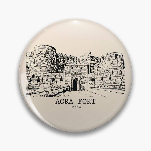 Artikelvorschau, Agra Fort - Indien entworfen und verkauft von Lakeric Cityscapes.