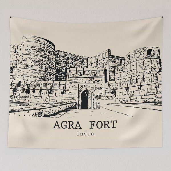 Item preview, Agra Fort - India designed and sold by Lakeric Cityscapes.