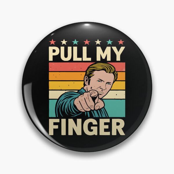 Item preview, Pull My Finger - Funny Fart Joke designed and sold by JesterKrewArt.