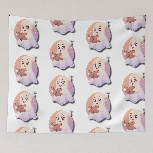 Item preview, Ghost girl reading designed and sold by Tw1nsAIArt.