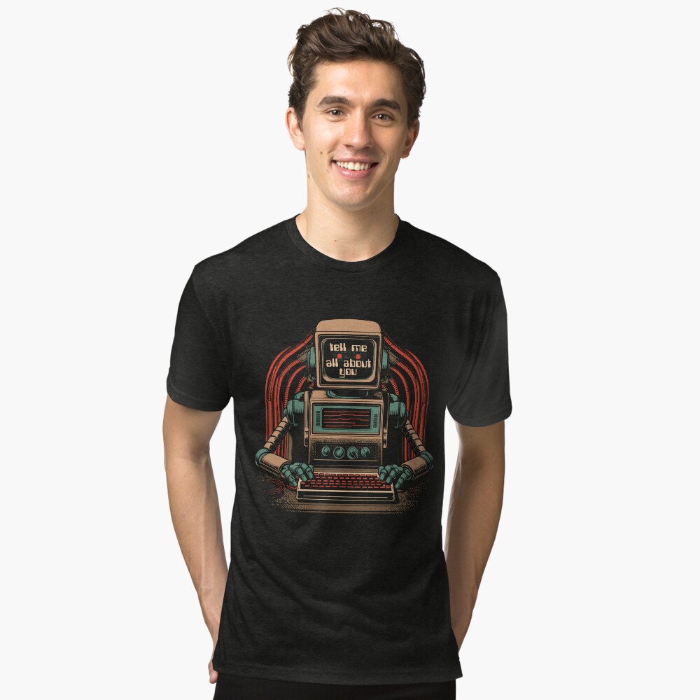 Item preview, Tri-blend T-Shirt designed and sold by v-nerd.
