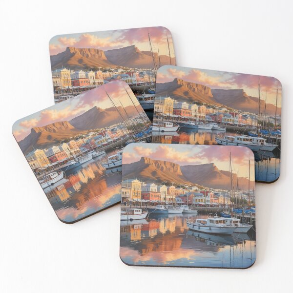 Item preview, Cape Town, South Africa: Majestic Table Mountain & Vibrant V&A Waterfront designed and sold by LSVart.