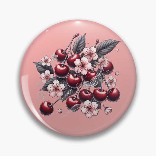 Item preview, Cherries with Blossoms designed and sold by FShadora.