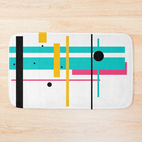 Item preview, 80's Blocks – Retro Geometric Pop Art in Neon Colors designed and sold by uniQuin.
