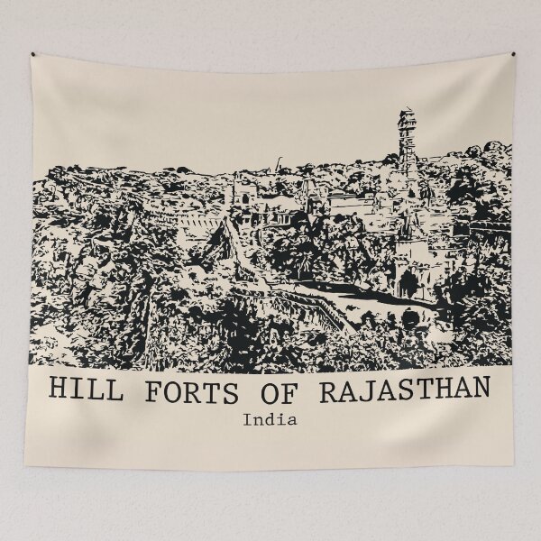 Item preview, Hill Forts of Rajasthan - India designed and sold by Lakeric Cityscapes.